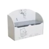 Coffre à Jouets Bear - 69,3 X 29.3 X 54,3 Cm - Coloris Blanc/gris