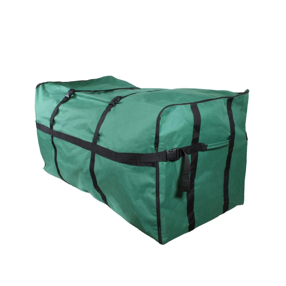 Sac De Rangement Rectangulaire En Polyester - Vert Et Noir – Image 2