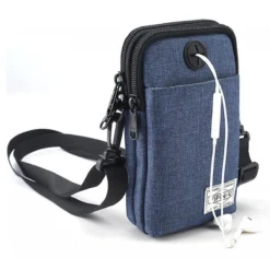 Universal Sac De Téléphone Mobile De Sport En Plein Air Sac Tactique (bleu)