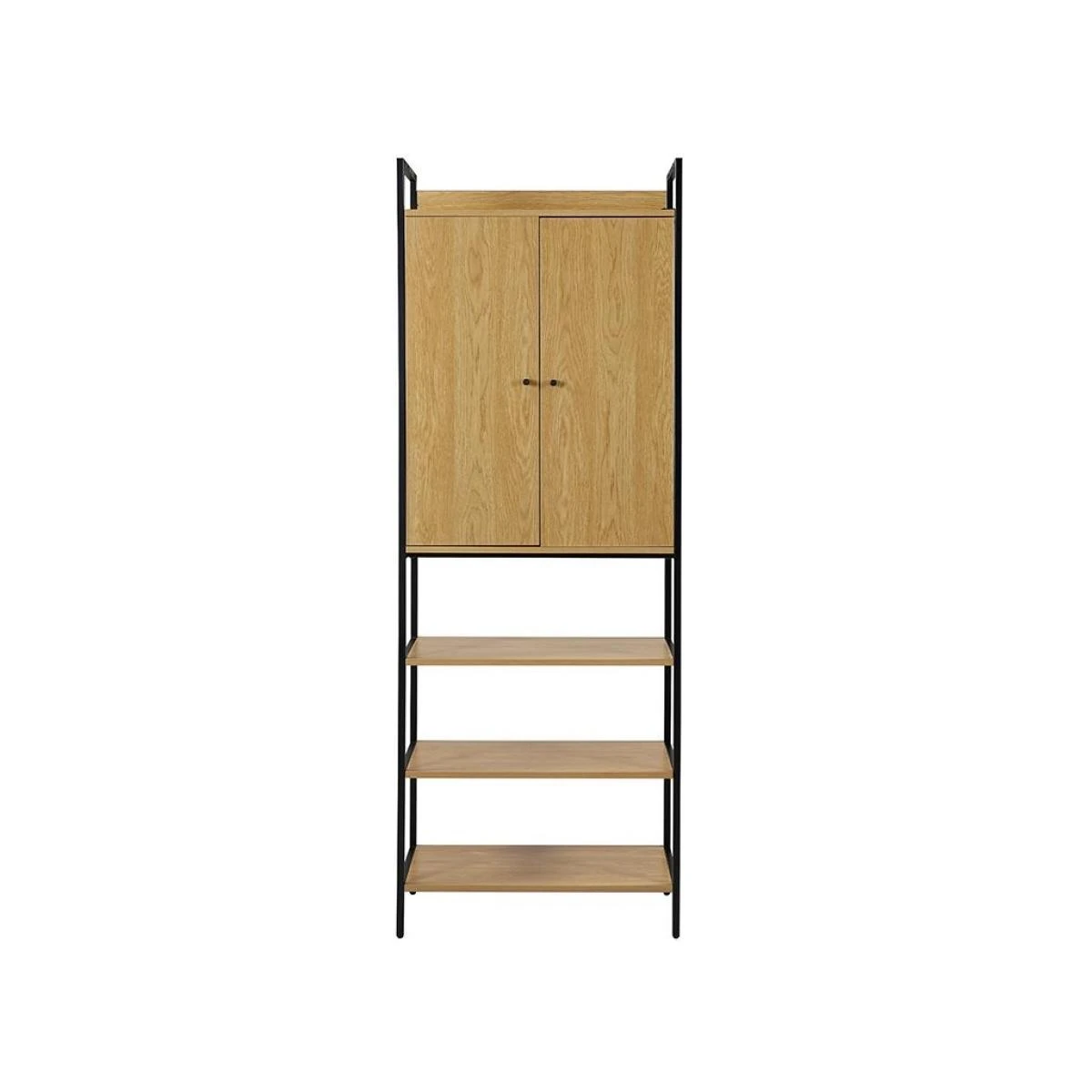 Vestiaire TAPORA - 2 Portes, 3 étagères Et 1 Penderie - Coloris : Ch... 3 Vestiaire TAPORA - 2 Portes, 3 étagères Et 1 Penderie - Coloris : Ch... – Image 3