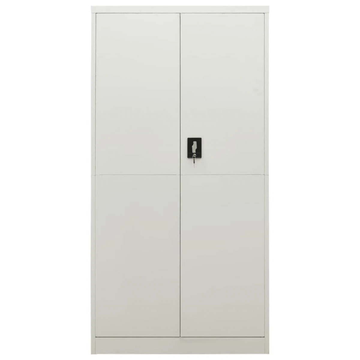 VidaXL Armoire Ă Casiers Gris Clair 90x40x180 Cm Acier â Image 3