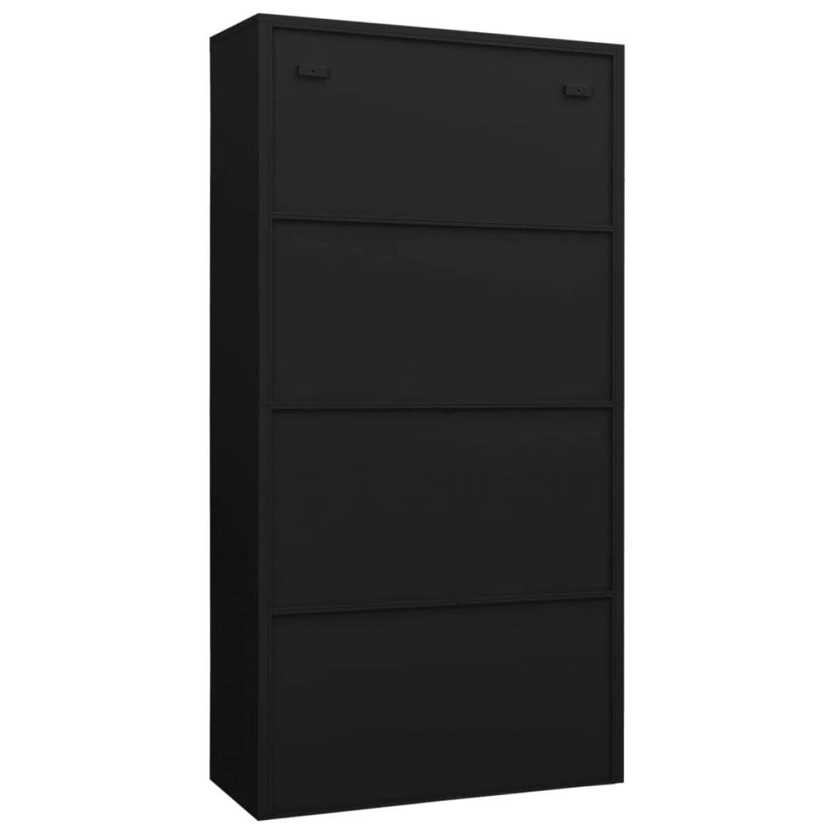 VidaXL Armoire à Casiers Noir 90x40x180 Cm Acier – Image 5
