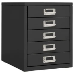 VidaXL Armoire De Bureau Anthracite 28x35x35 Cm Métal