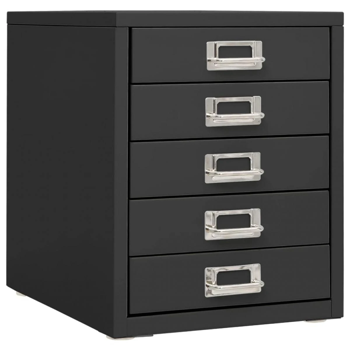 VidaXL Armoire De Bureau Anthracite 28x35x35 Cm Métal