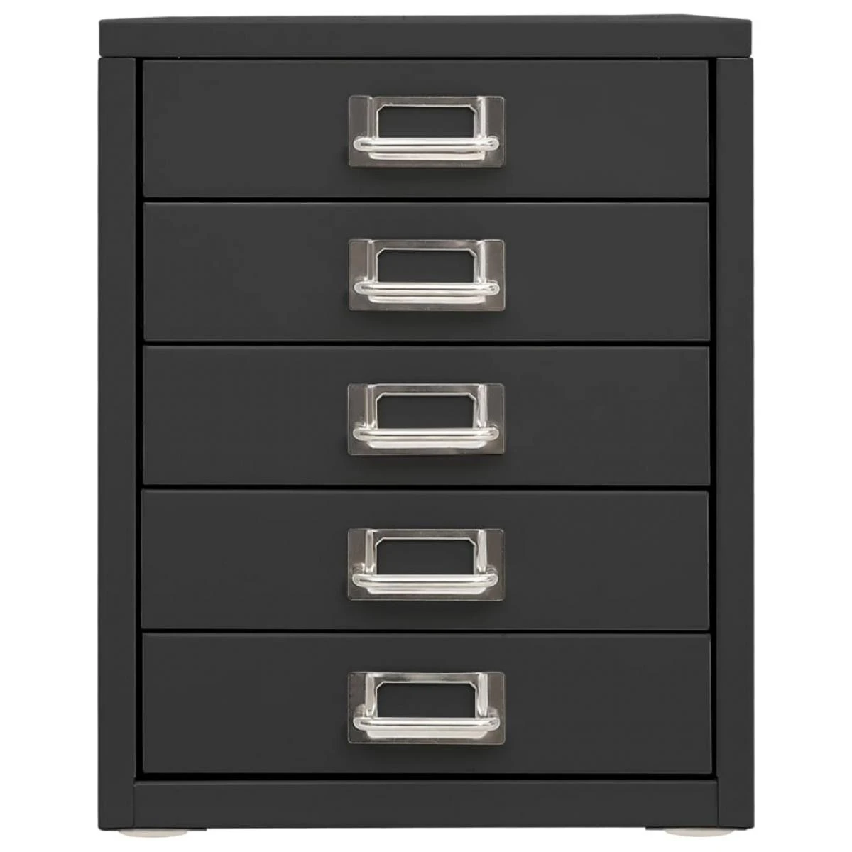 VidaXL Armoire De Bureau Anthracite 28x35x35 Cm Métal – Image 4