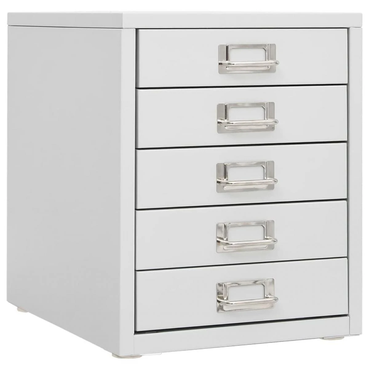 VidaXL Armoire De Bureau Gris 28x35x35 Cm Métal