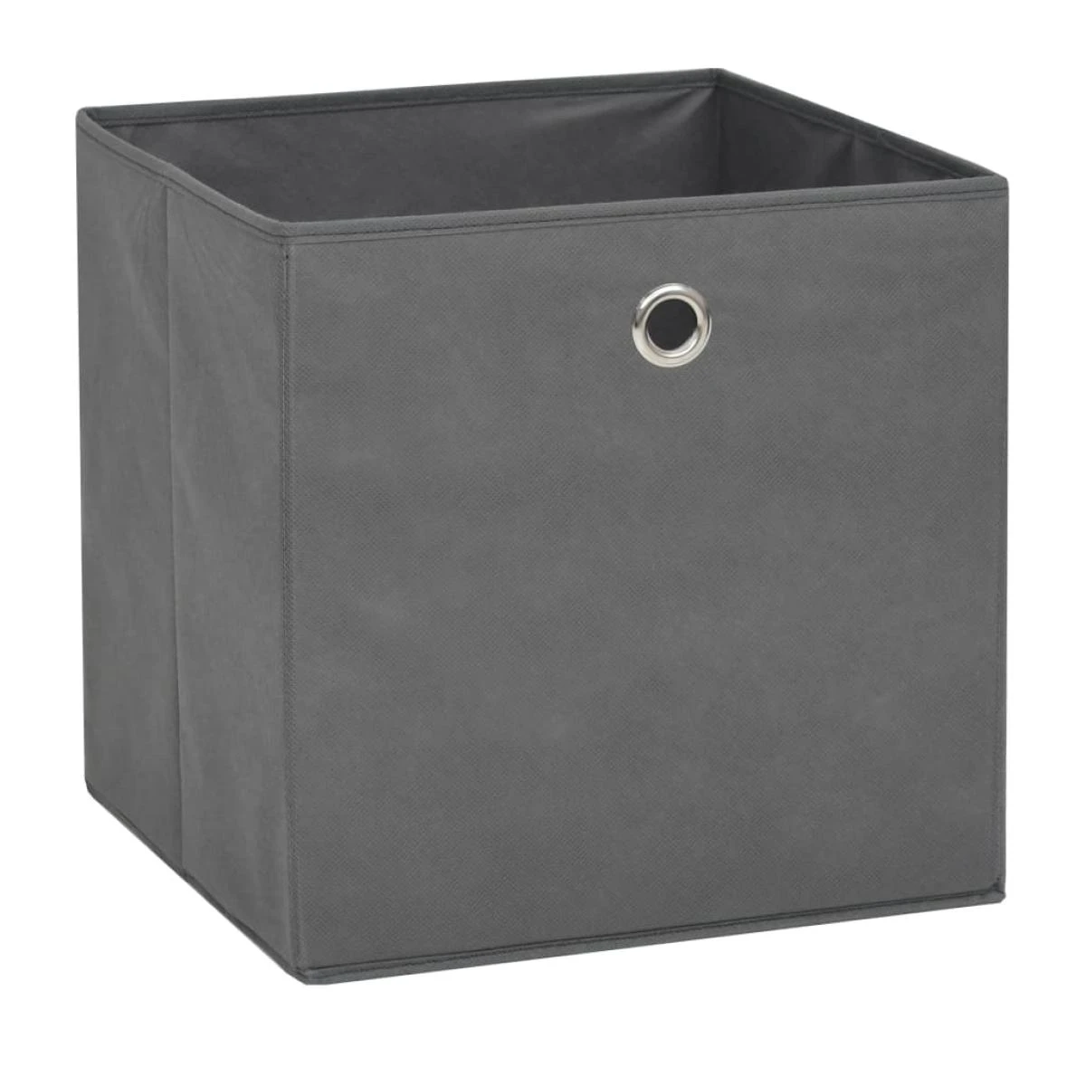VidaXL Boîte De Rangement 4 Pcs Tissu Non-tissé 32 X 32 X 32 Cm Gris – Image 2