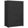 VidaXL Classeur Anthracite 90x46x134 Cm Acier
