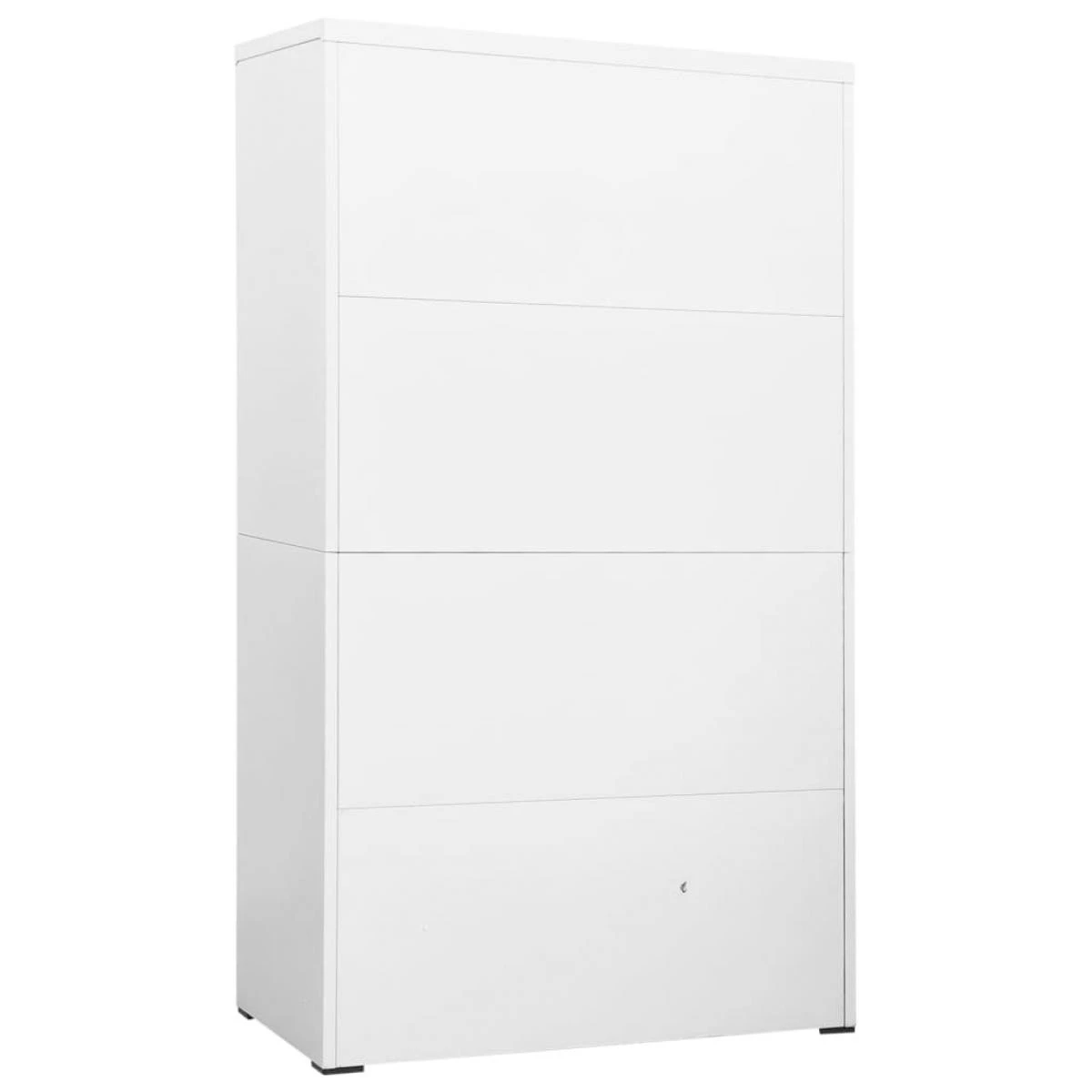 VidaXL Classeur Blanc 90x46x164 Cm Acier – Image 5
