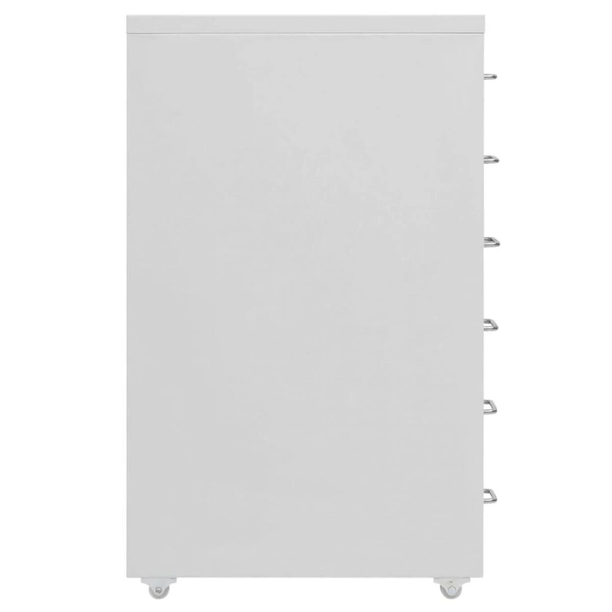 VidaXL Classeur Mobile Gris 28x41x69 Cm Métal – Image 3