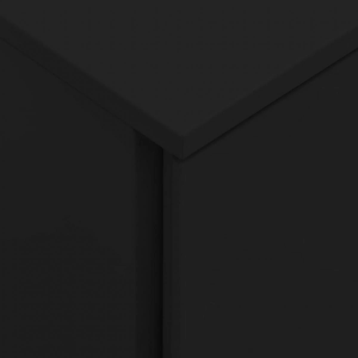 VidaXL Classeur Mobile Noir 39x45x67 Cm Acier – Image 2