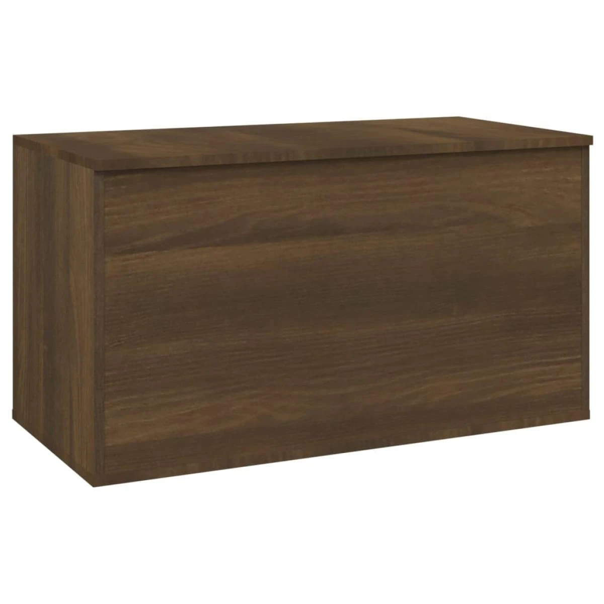 VidaXL Coffre De Rangement Chêne Marron 84x42x46 Cm Bois D'ingénieri... – Image 2