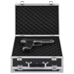 VidaXL Mallette Pour Arme à Feu Aluminium ABS Noir